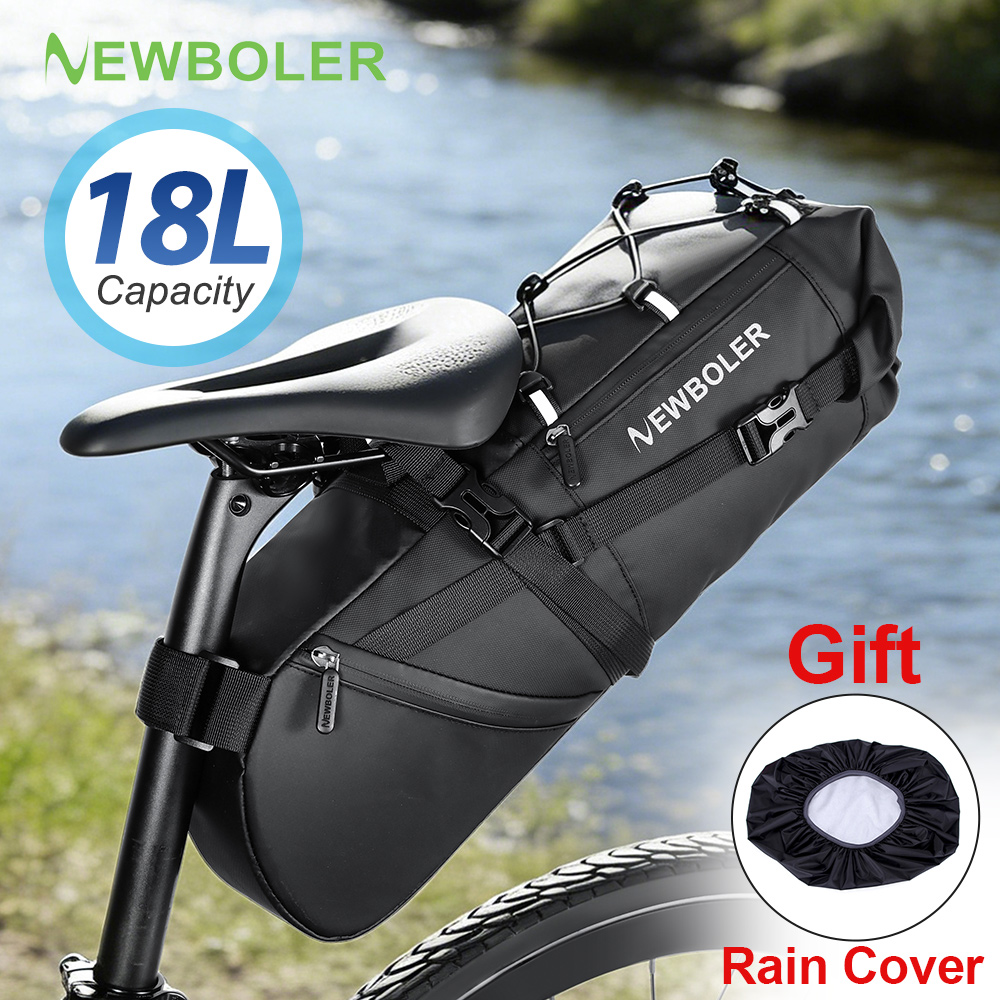 Mountain Biking Waist Pack - NEWBOLER Bike Saddle Bag 18L With