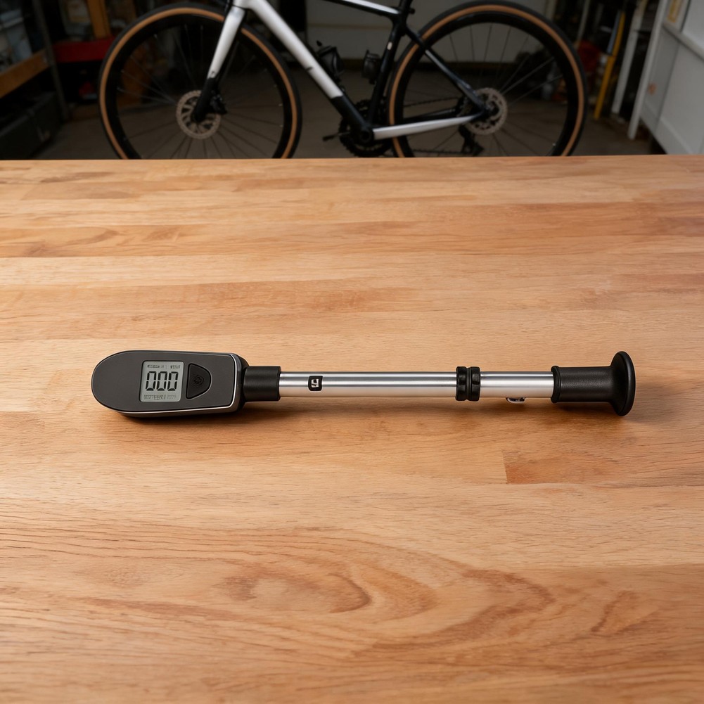 Mtb Fork Air - Bicycle Shock Pump With Pressure Gauge