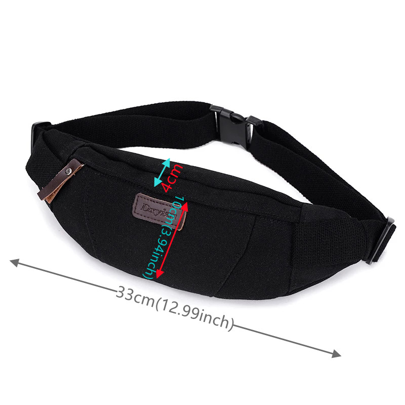 Men's Canvas Fanny Pack Waist  – Mountain Biking Waist Pack recenzja i cena