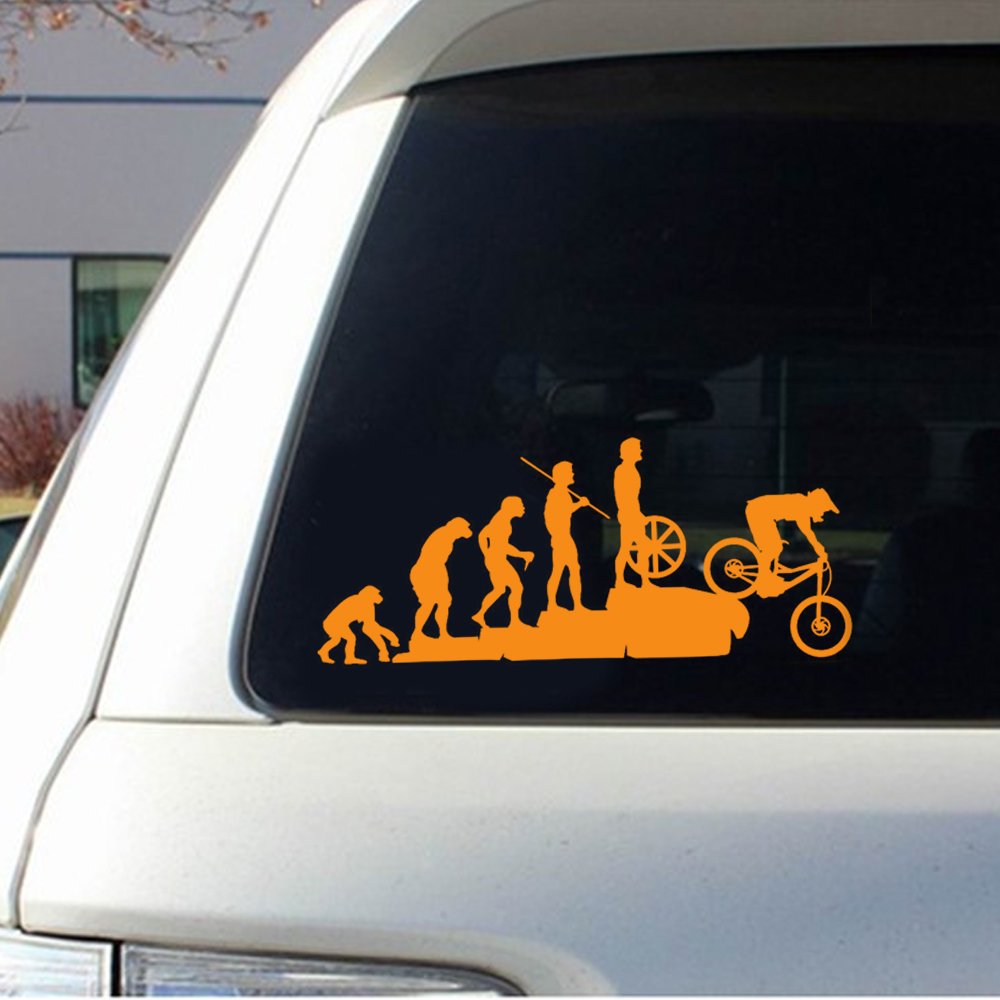 22.8*9.5CM Interesting Evoluti – Mountain Biking Cartoon recenzja i cena