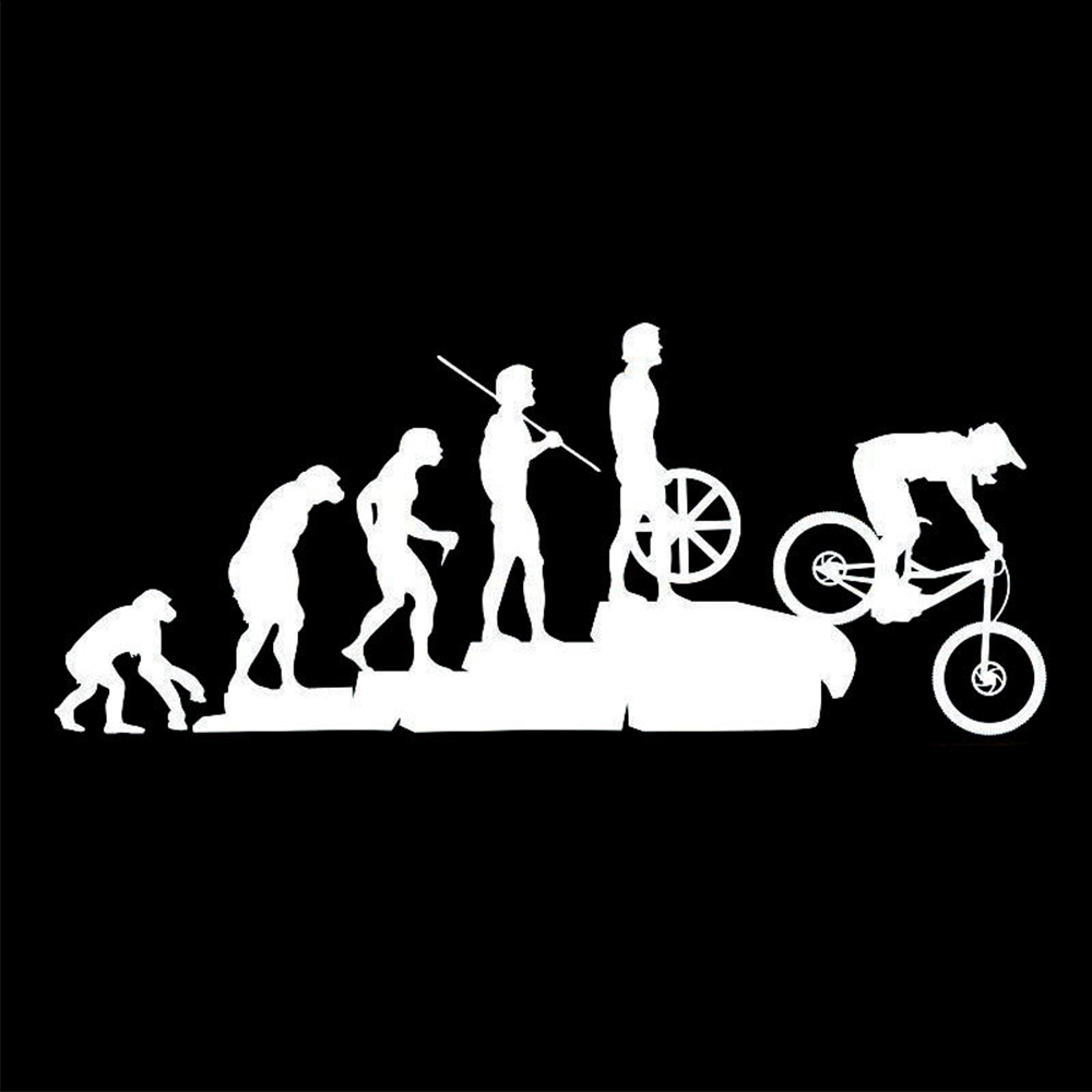 22.8*9.5CM Interesting Evoluti – Mountain Biking Cartoon recenzja i cena