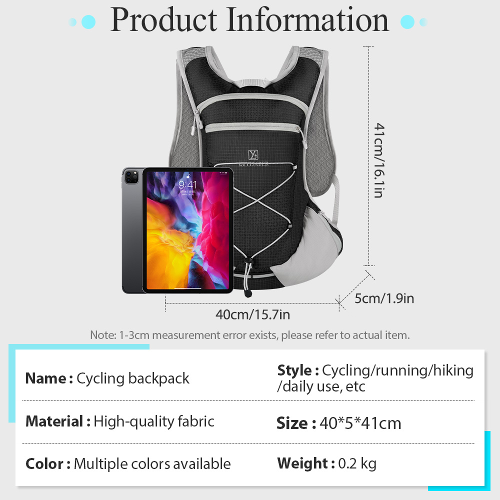 NEWBOLER 10L Ultralight Cyclin – Mountain Biking Rucksack recenzja i cena