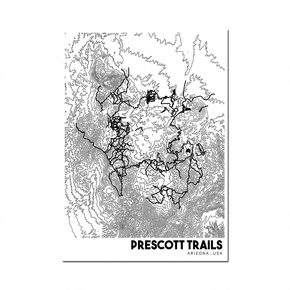 Map Poster Poster Colorado Top – Mountain Biking Colorado recenzja i cena