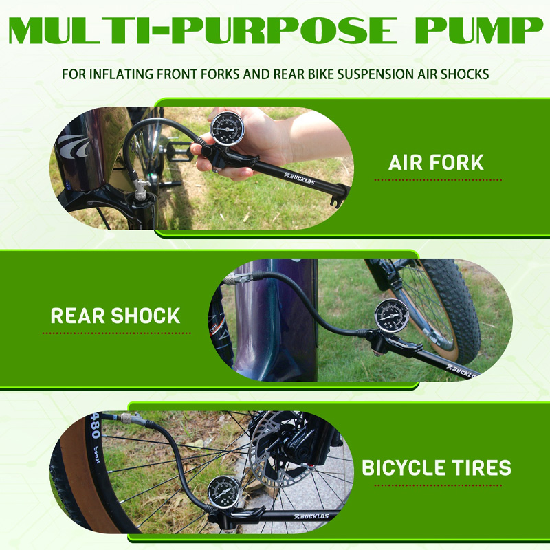 BUCKLOS Bicycle Air Fork Pump  – Mtb Fork Air recenzja i cena