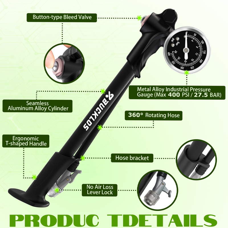 BUCKLOS Bicycle Air Fork Pump  – Mtb Fork Air recenzja i cena
