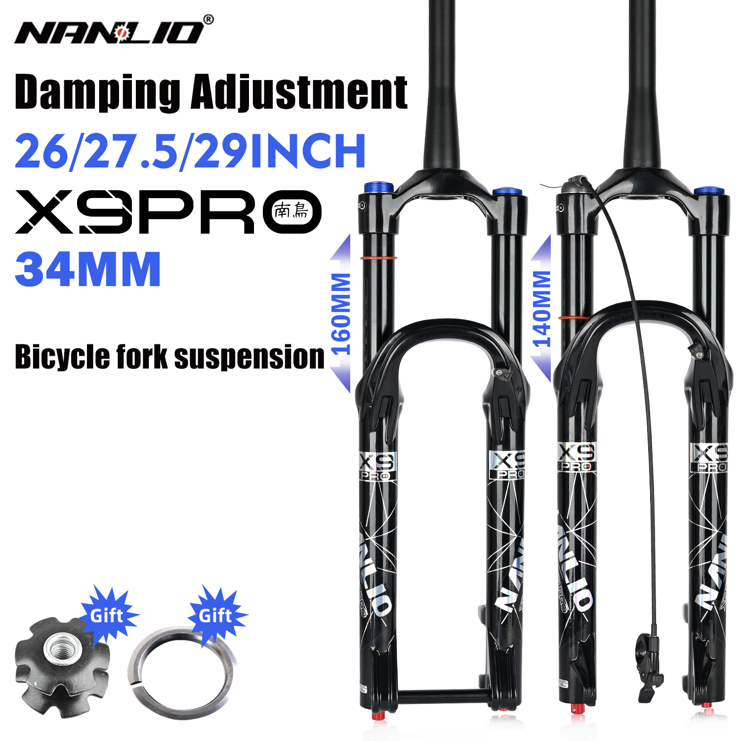 Nanlio X9PRO BK MTB Air Suspen – Mtb Fork Air recenzja i cena