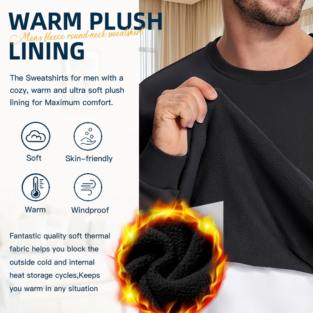 Men's Black Crew Neck Sweatshi – Mountain Biking Cartoon recenzja i cena