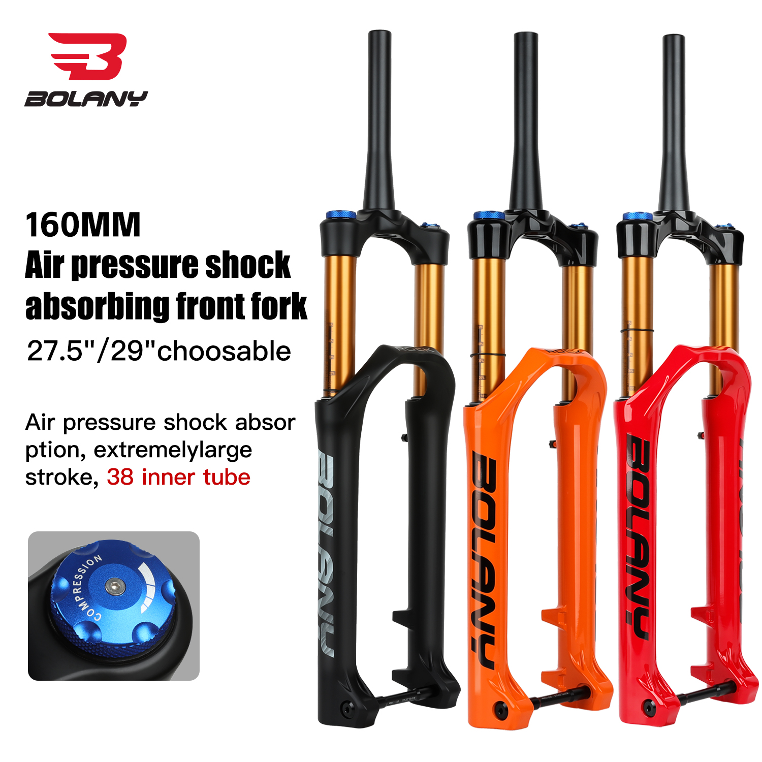 BOLANY 38mm Stanchion Bike For – Mtb Fork Air recenzja i cena
