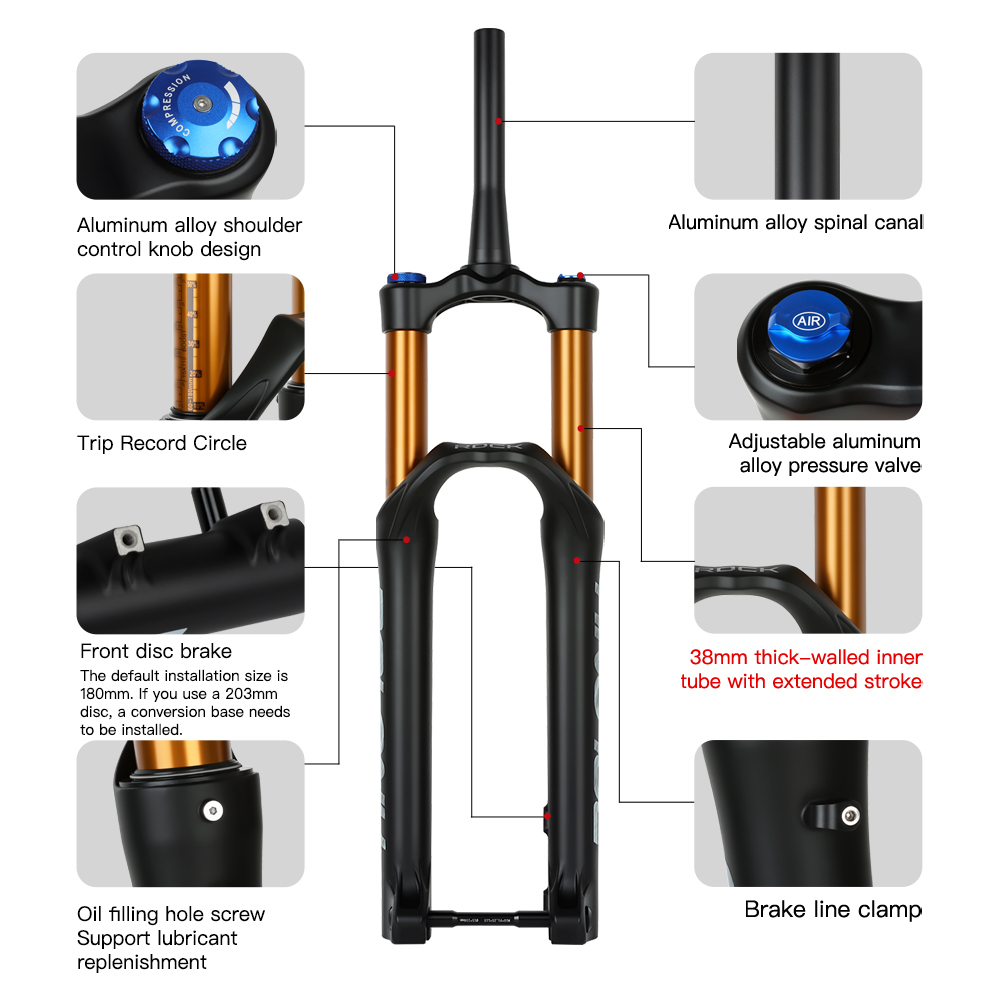 BOLANY 38mm Stanchion Bike For – Mtb Fork Air recenzja i cena