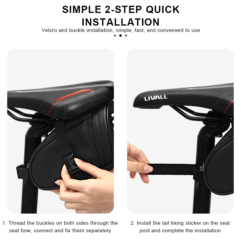 RIDERACE Bicycle Saddle Bag Sm – Mountain Biking Waist Pack recenzja i cena