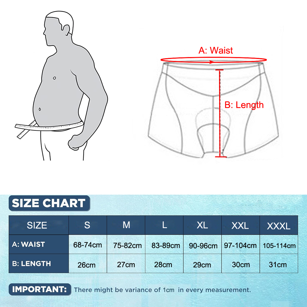 1Pcs Cycling Underwear for Men – Mountain Biking Underwear recenzja i cena