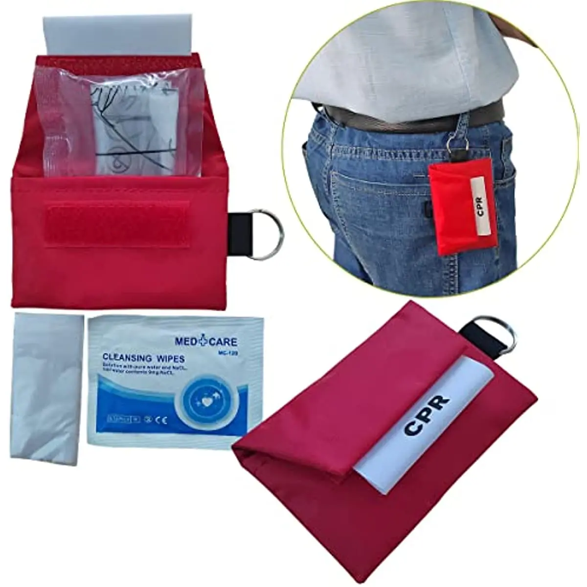 3 pcs CPR Face shield Key Chai – Mountain Biking First Aid Kit recenzja i cena