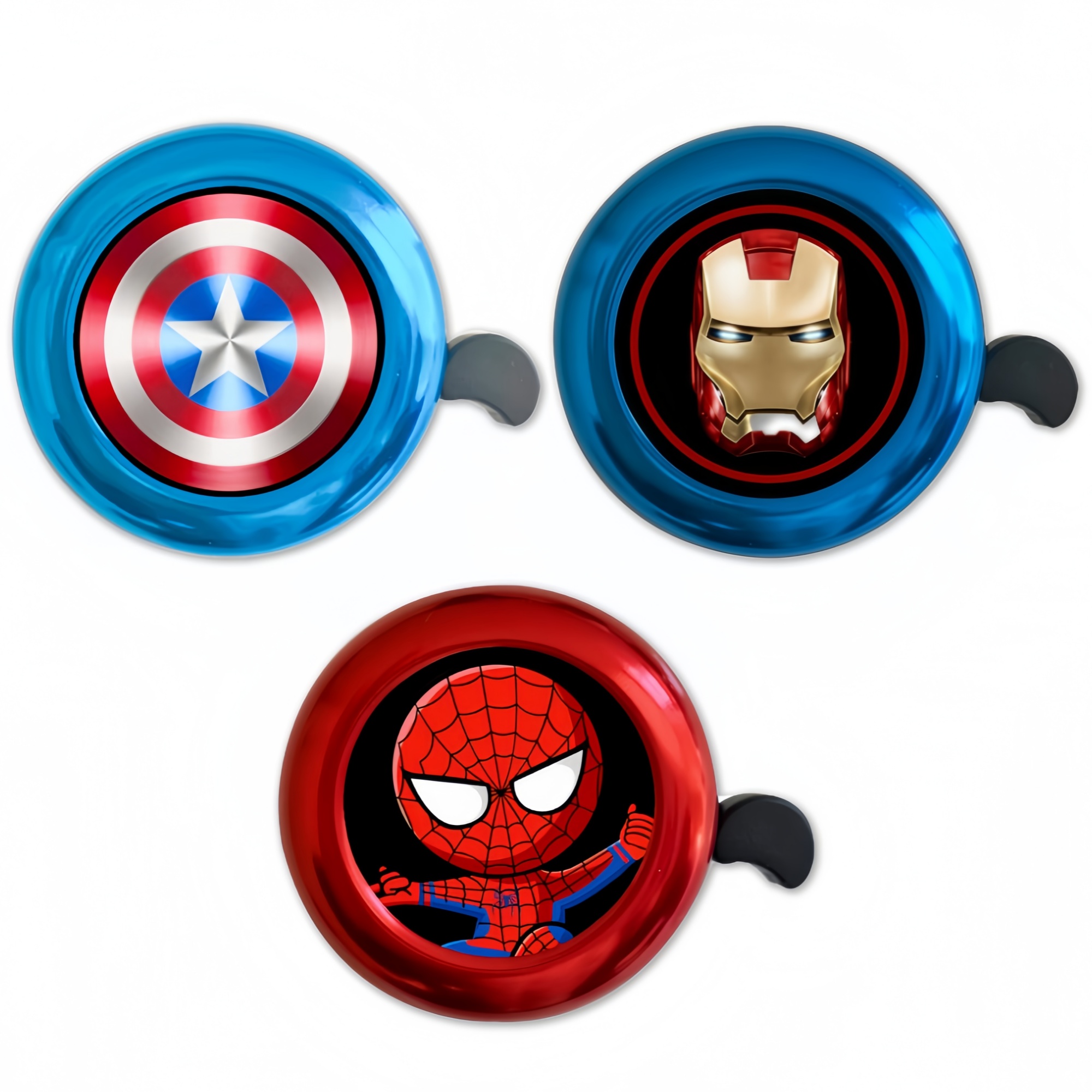 Superhero Bicycle Bells —Marve – Mountain Biking Cartoon recenzja i cena
